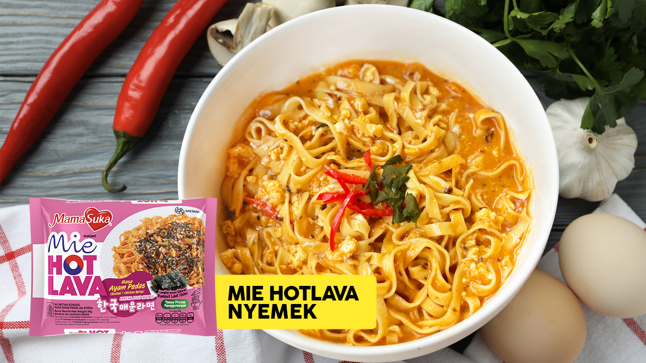 Resep Mie Hot Lava Nyemek